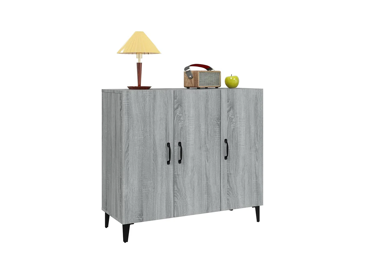Buffet | Bahut | Meuble de rangement sonoma gris 90x34x80 cm bois d'ingénierie