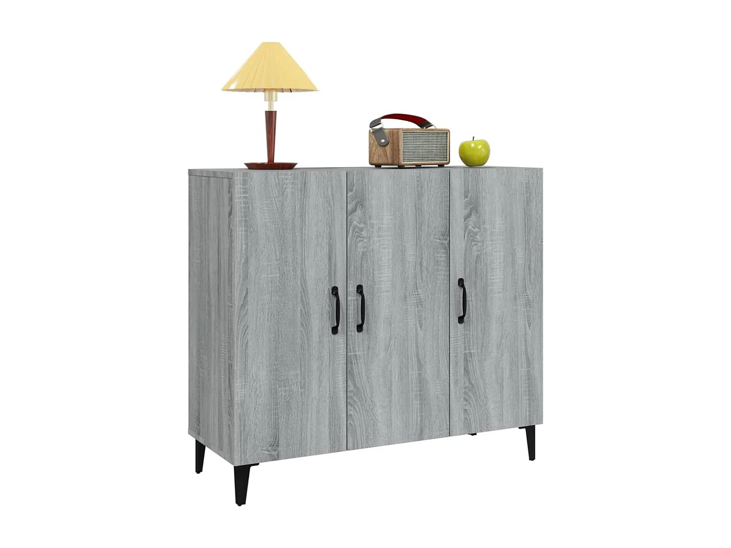 Buffet | Bahut | Meuble de rangement sonoma gris 90x34x80 cm bois d'ingénierie