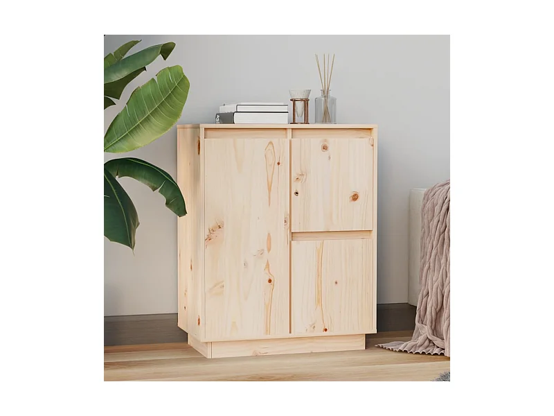 Buffet | Bahut | Meuble de rangement 60x34x75 cm Bois massif de pin