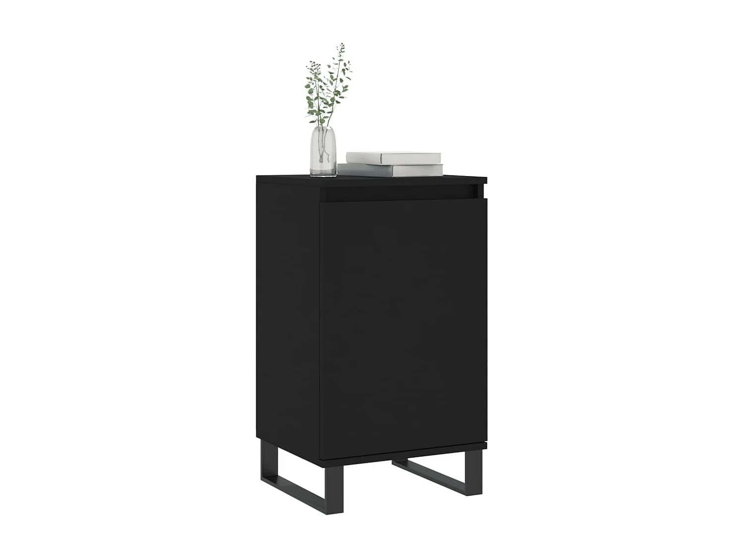 Credenze | Buffet | Armadi 2 pz Nere 40x35x70 cm in Legno Multistrato
