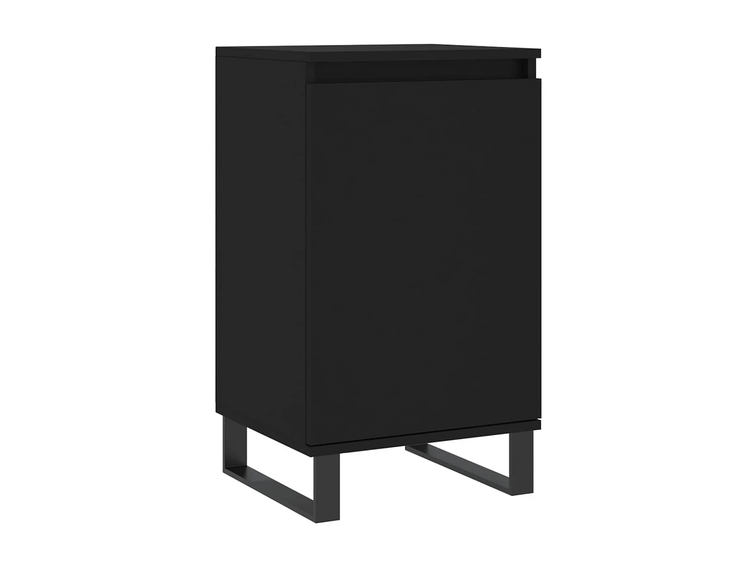 Credenze | Buffet | Armadi 2 pz Nere 40x35x70 cm in Legno Multistrato