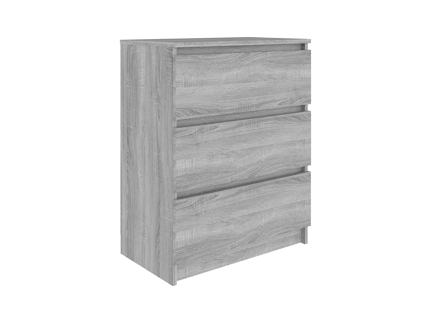 Buffet | Commode à tiroir | Meuble de rangement Sonoma gris 60x35x76 cm Bois d'ingénierie