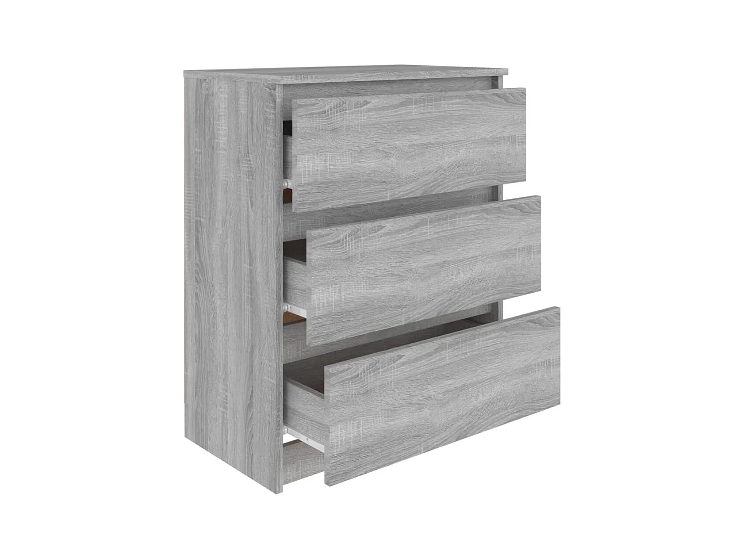 Buffet | Commode à tiroir | Meuble de rangement Sonoma gris 60x35x76 cm Bois d'ingénierie