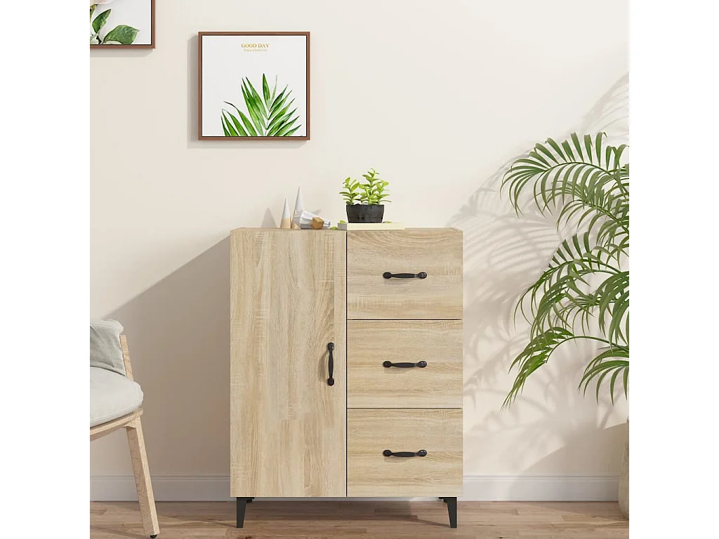 Credenza | Buffet | Armadio Rovere Sonoma 69,5x34x90 cm in Legno Multistrato