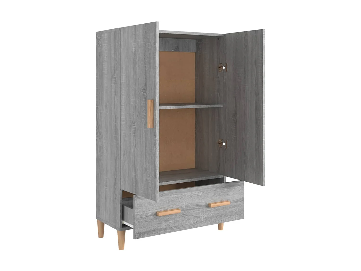 Buffet | Bahut | Meuble de rangement Sonoma gris 70x31x115 cm Bois d'ingénierie