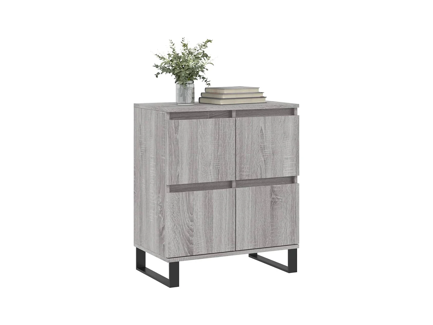 Credenza | Buffet | Armadio Grigio Sonoma 60x35x70 cm in Legno Multistrato