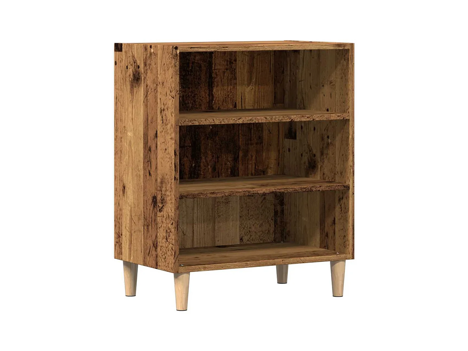 Buffet | Bahut | Meuble de rangement vieux bois 57x35x75 cm bois d'ingénierie