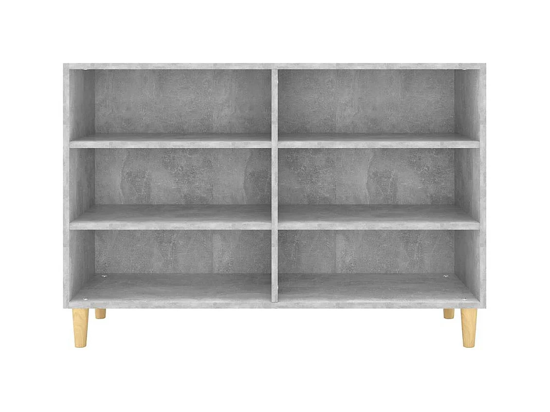 Buffet | Bahut | Meuble de rangement gris béton 103,5x35x70 cm bois d'ingénierie
