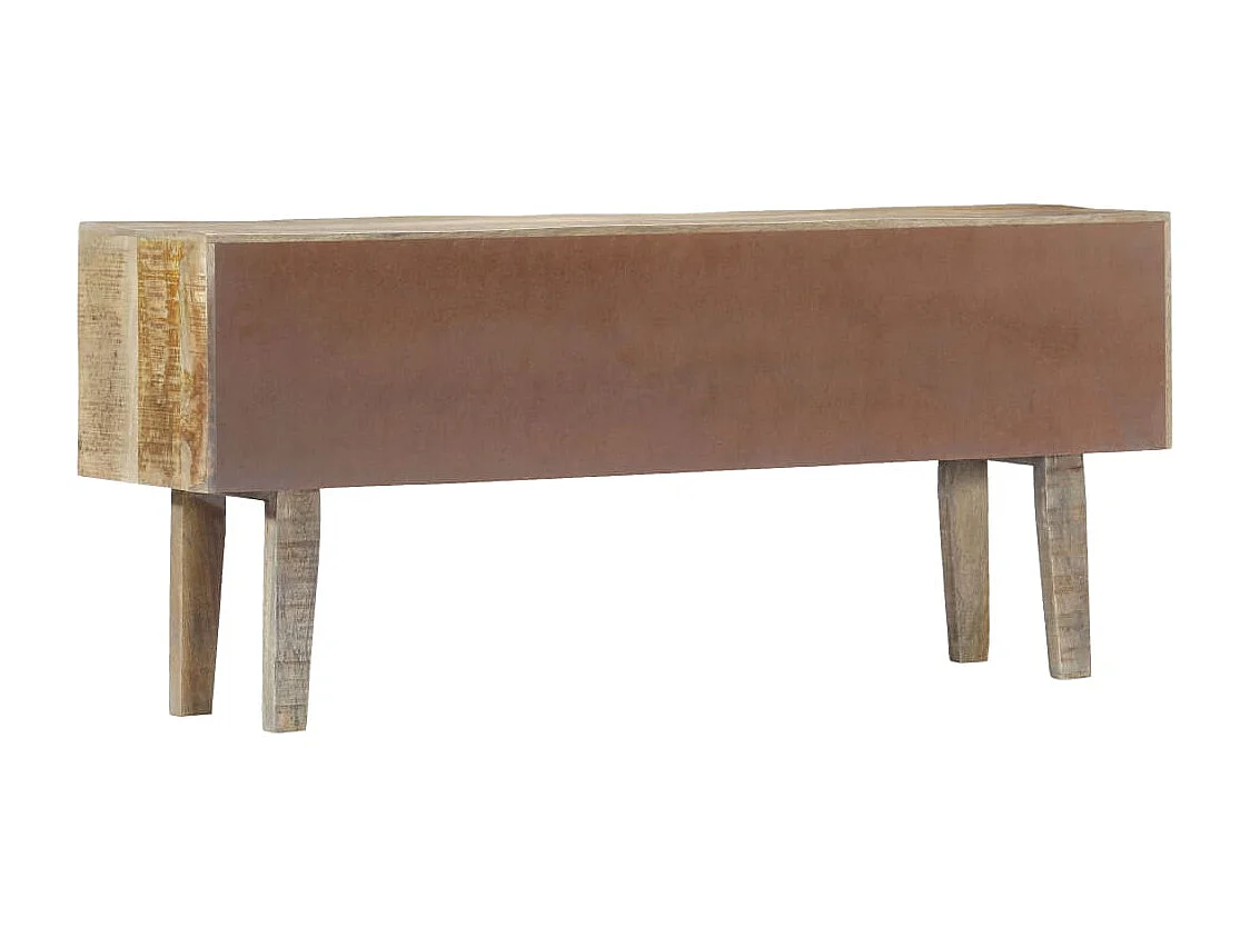 Buffet | Commode à tiroir | Meuble de rangement 140x30x60 cm Bois de manguier massif