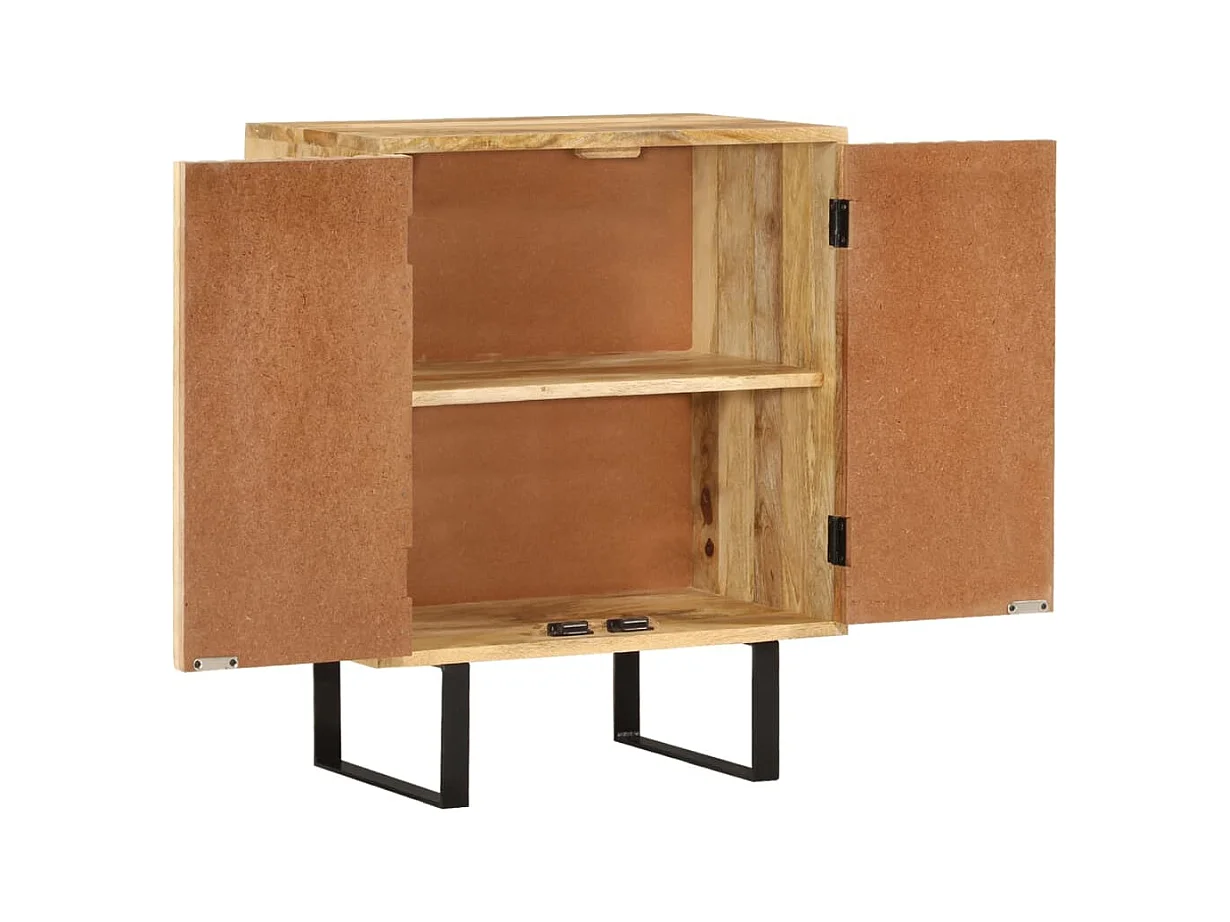 Buffet | Bahut | Meuble de rangement avec 2 portes 55x35x70 cm bois massif de manguier