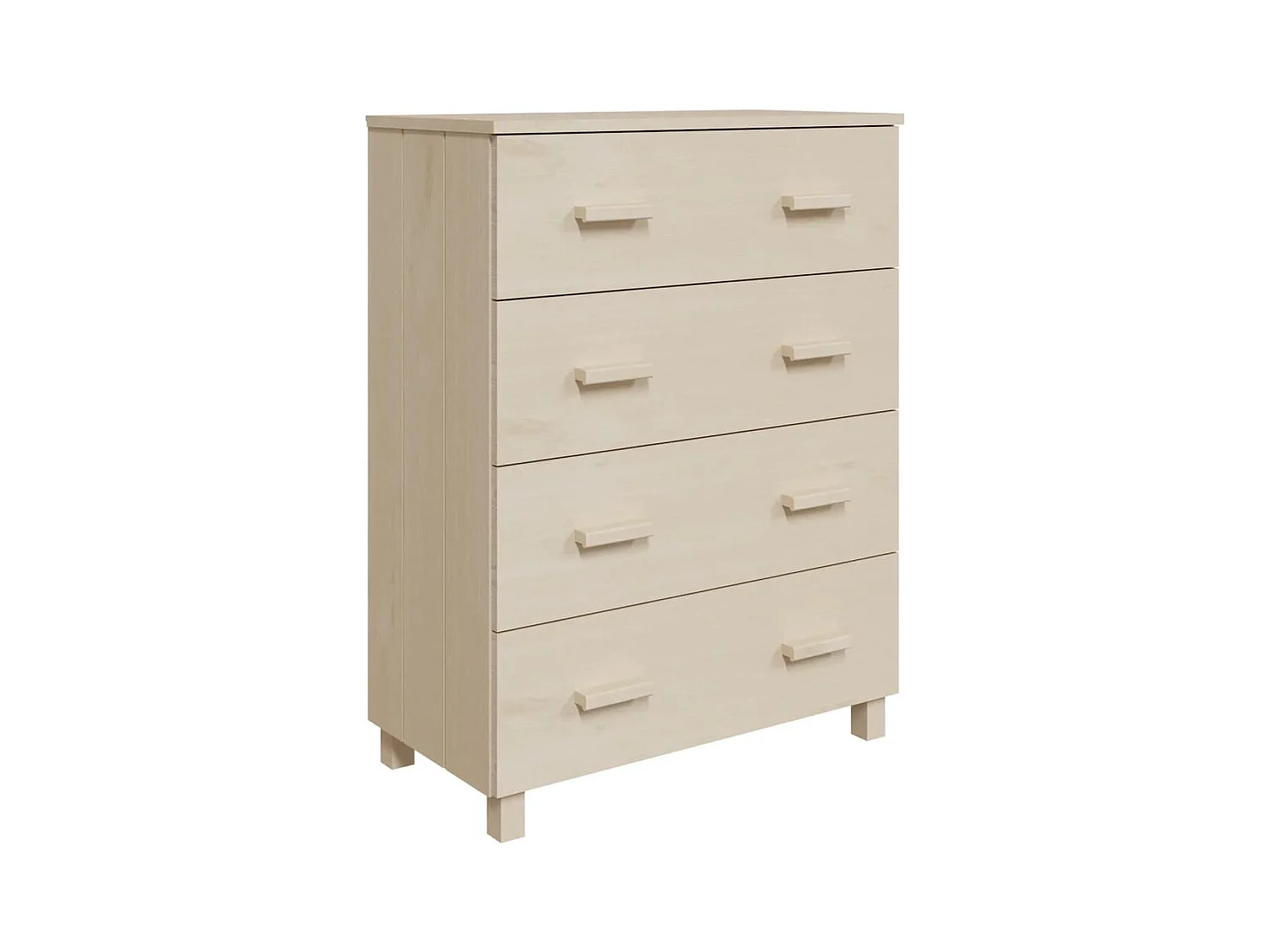 Credenza | Buffet | Armadio HAMAR ambra 79x40x103,5 cm in Legno Massello di Pino