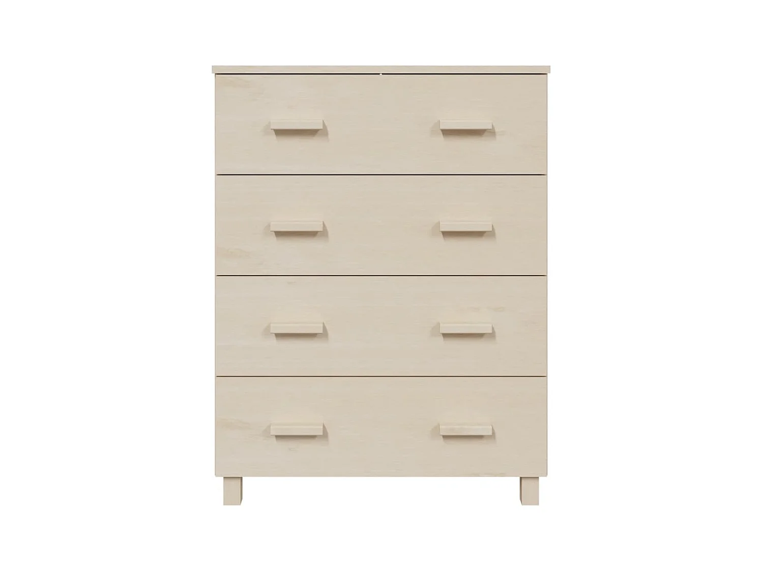 Credenza | Buffet | Armadio HAMAR ambra 79x40x103,5 cm in Legno Massello di Pino