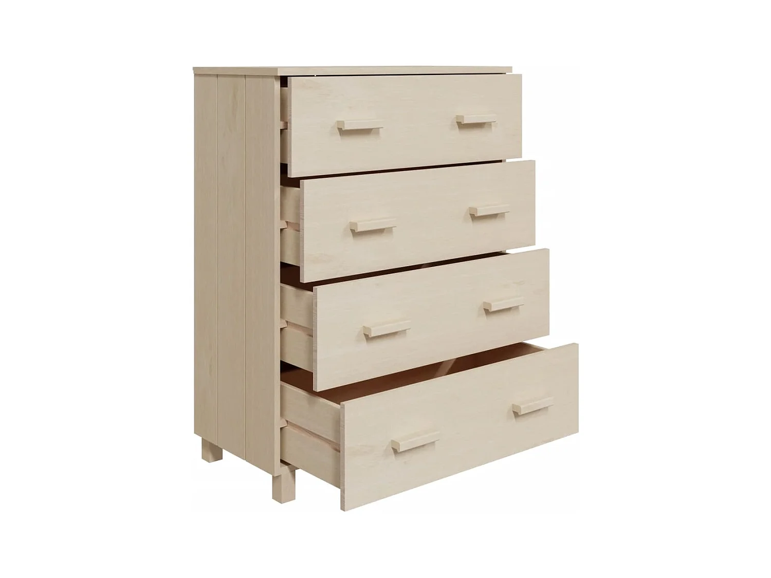 Credenza | Buffet | Armadio HAMAR ambra 79x40x103,5 cm in Legno Massello di Pino