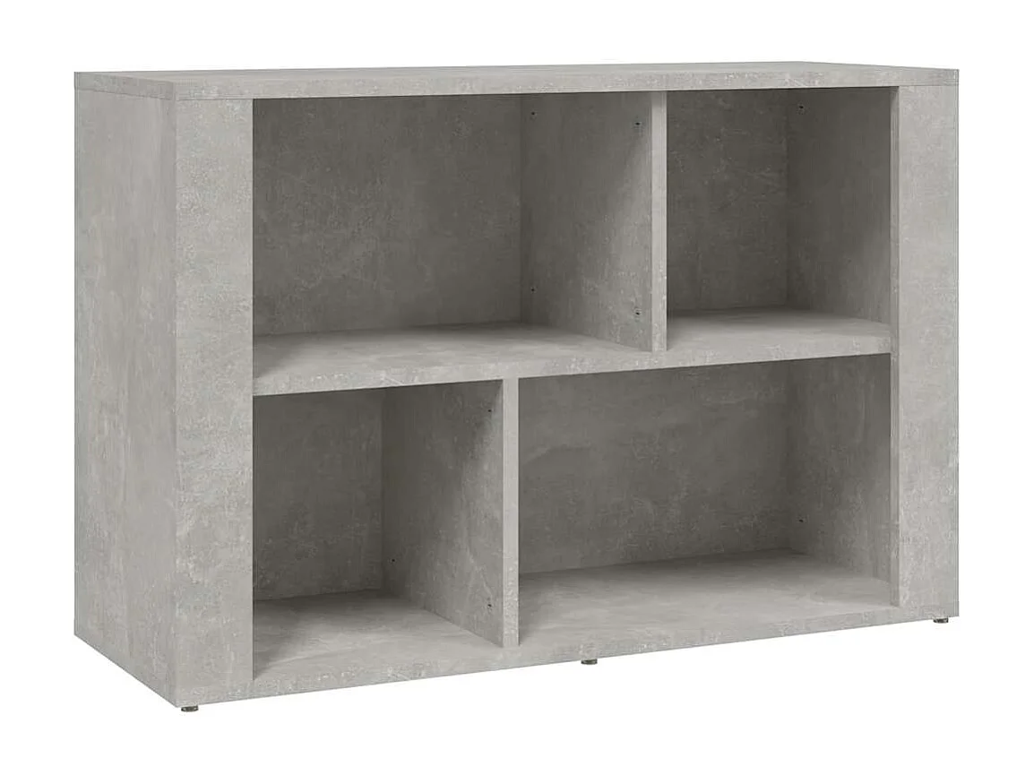 Buffet | Bahut | Meuble de rangement Gris béton 80x30x54 cm Bois d'ingénierie