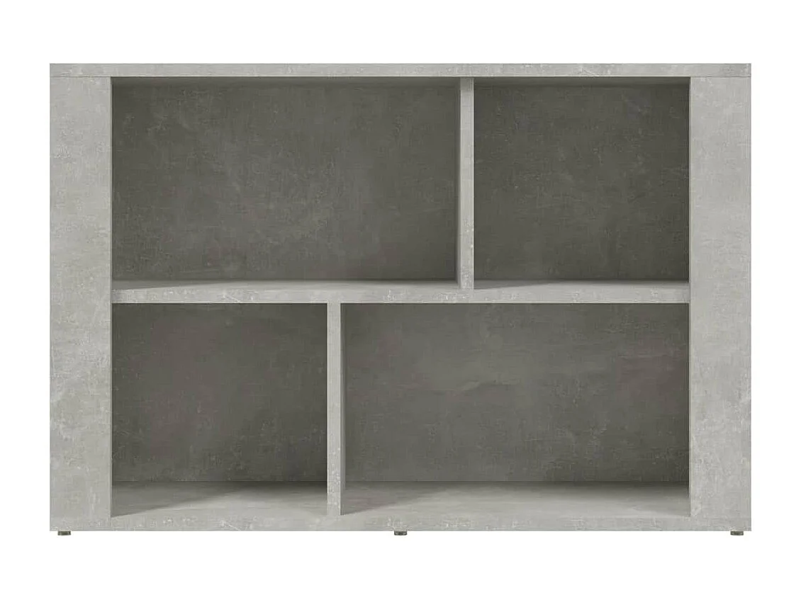 Buffet | Bahut | Meuble de rangement Gris béton 80x30x54 cm Bois d'ingénierie