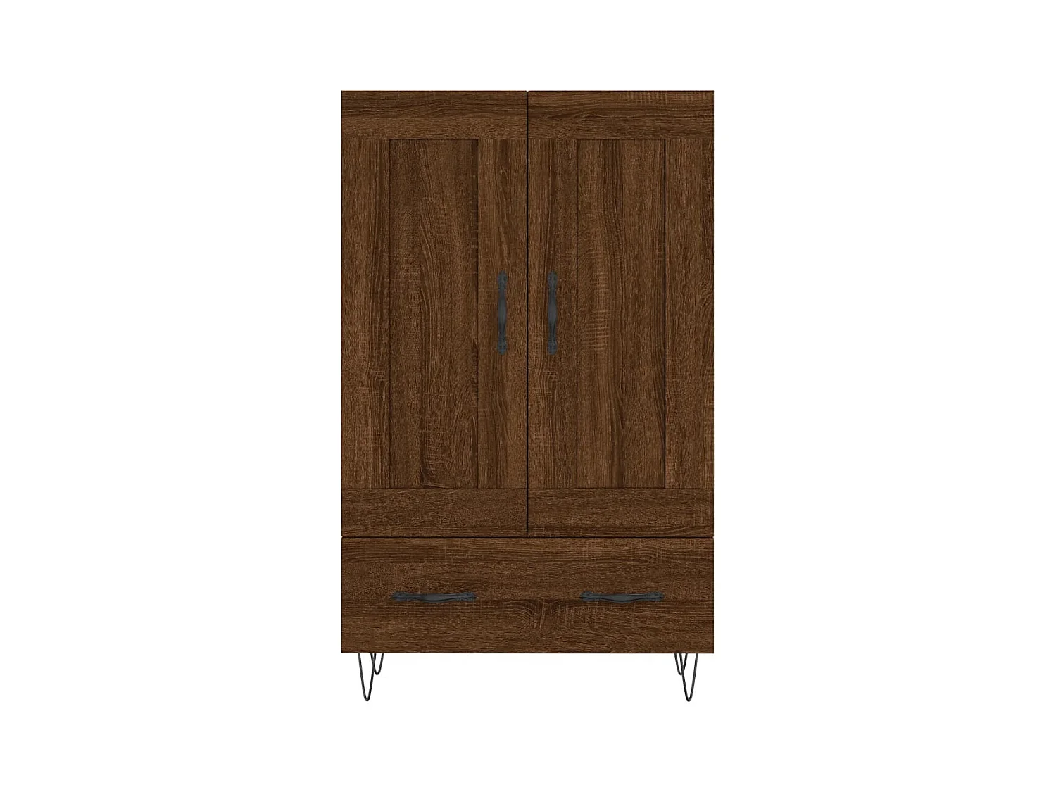 Credenza | Buffet | Armadio Rovere Marrone 69,5x31x115 cm in Legno Multistrato