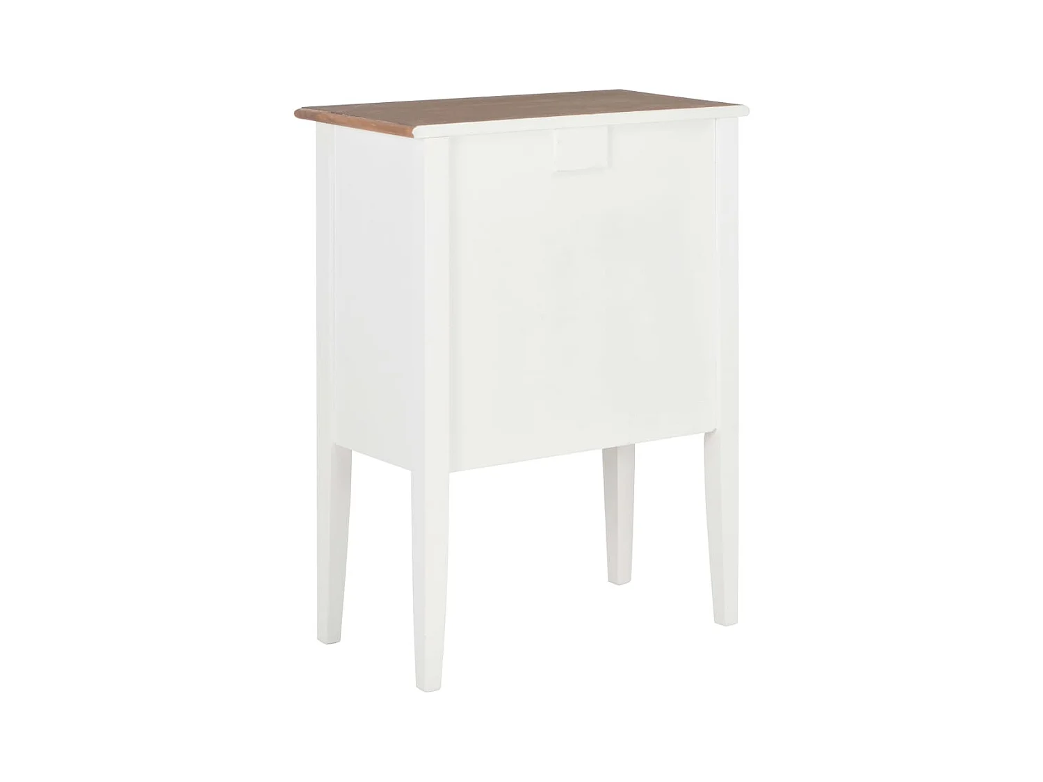 Buffet | Commode à tiroir | Meuble de rangement Blanc 54x30x80 cm Bois massif
