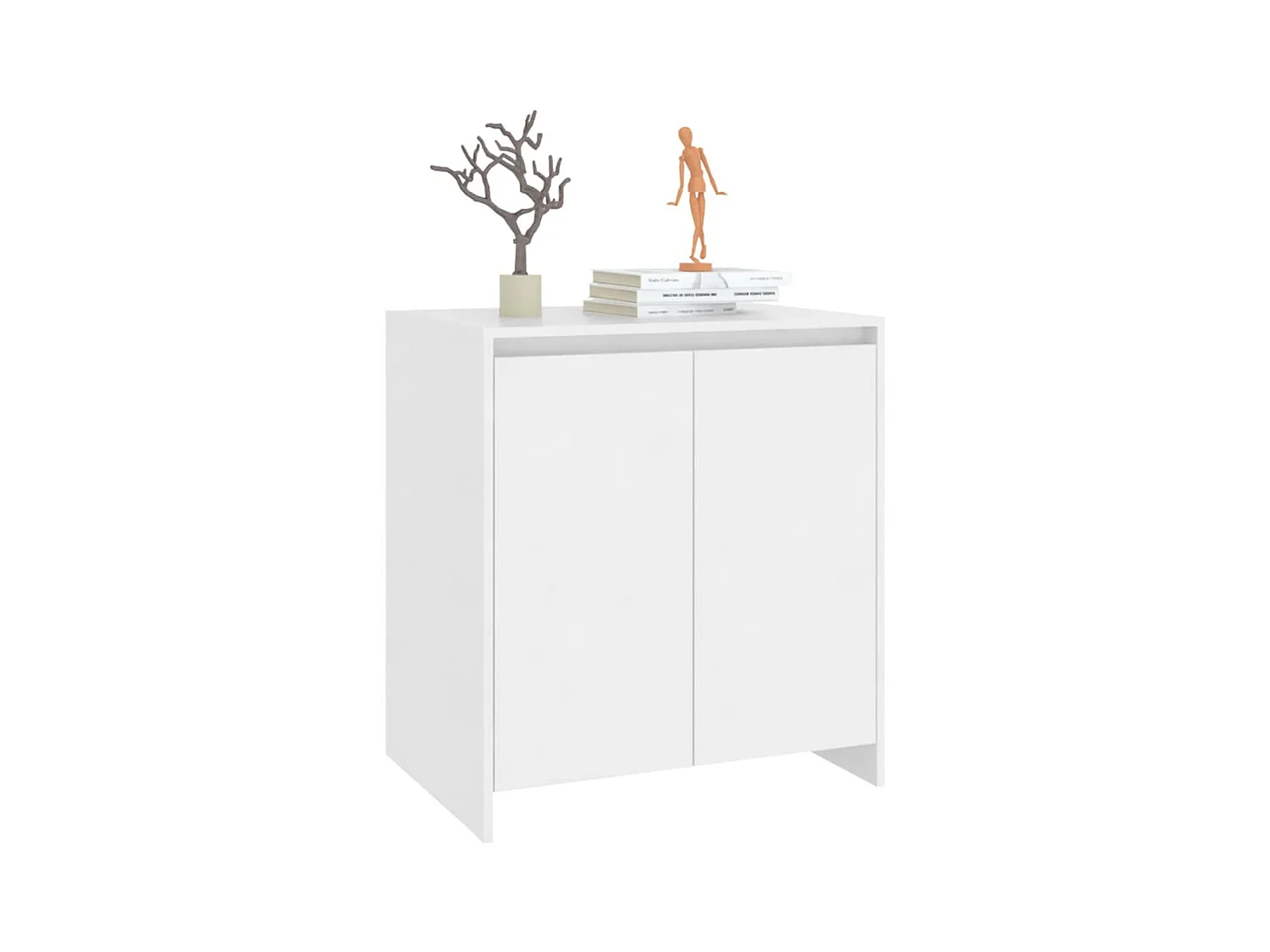 Buffet | Bahut | Meuble de rangement Blanc 70x41x75 cm Bois d'ingénierie
