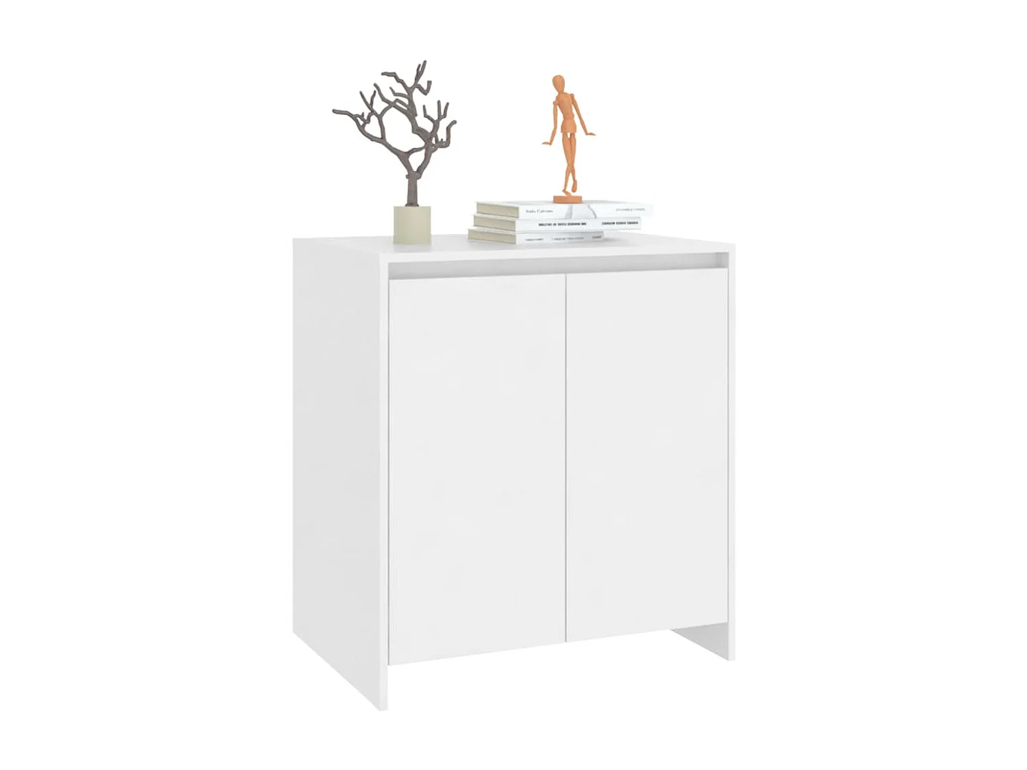 Buffet | Bahut | Meuble de rangement Blanc 70x41x75 cm Bois d'ingénierie