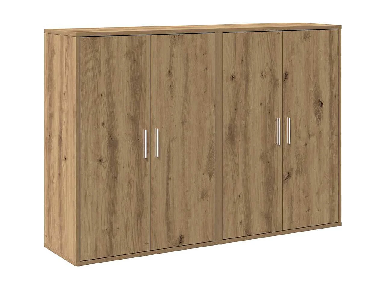 Set di 2 Credenze | Buffet | Armadi in Rovere di 60 x 31 x 84 cm in Legno Ingegnerizzato