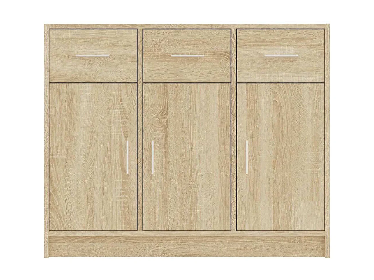 Credenza | Buffet | Armadio Rovere Sonoma 91x28x75 cm in Legno Multistrato