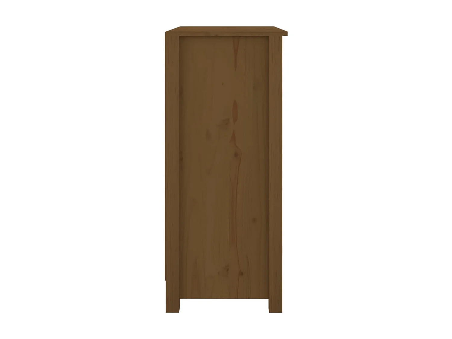 Buffet | Bahut | Meuble de rangement Marron miel 70x35x80 cm Bois massif de pin