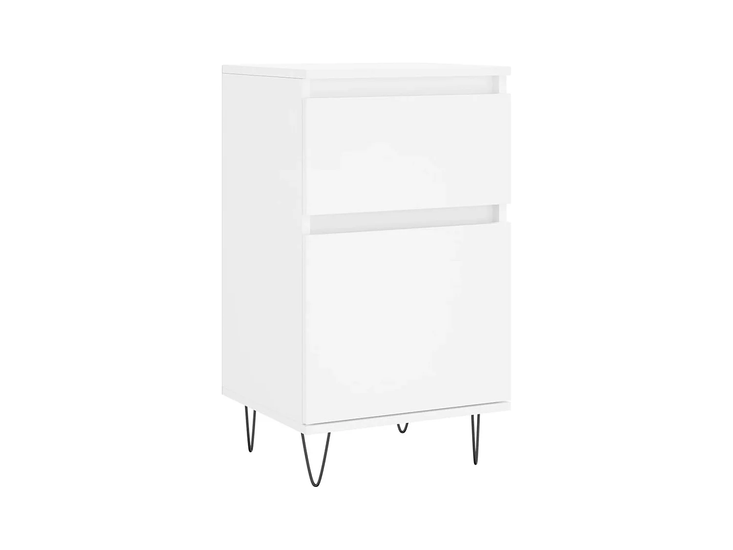 Buffets | Bahuts | Meuble de rangement 2 pcs blanc 40x35x70 cm bois d’ingénierie
