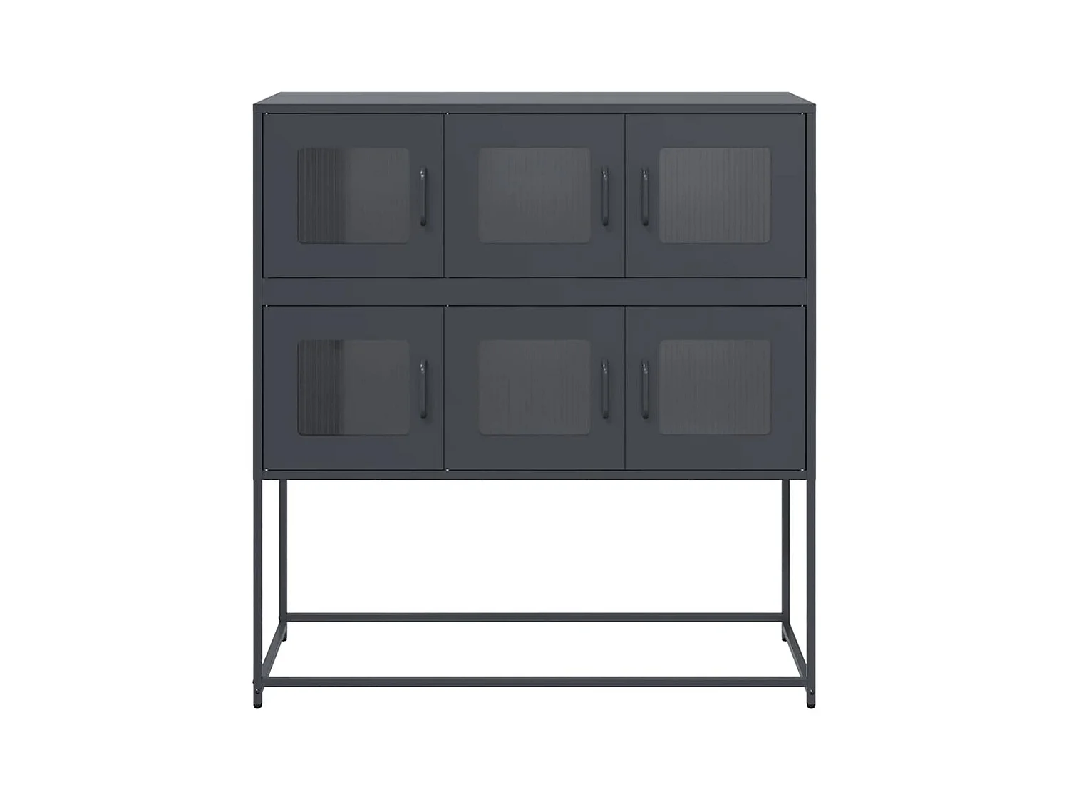 Buffet | Bahut | Meuble de rangement anthracite 100,5x39x107 cm acier laminé à froid