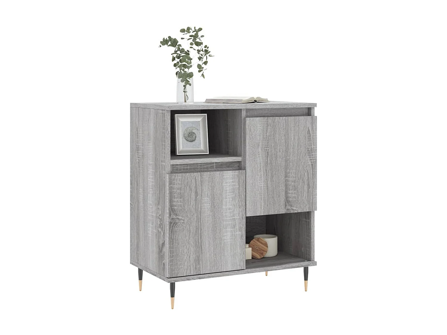 Buffet | Bahut | Meuble de rangement Sonoma gris 60x35x70 cm Bois d'ingénierie