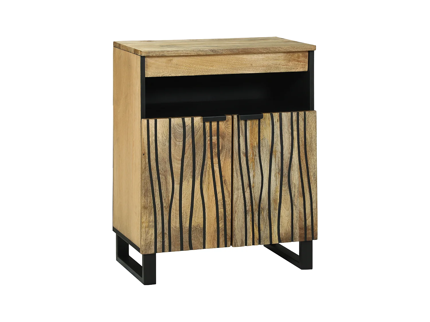 Buffet | Bahut | Meuble de rangement 60x33,5x75 cm - Bois de mangue massif