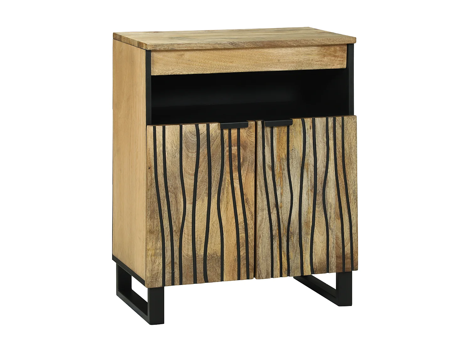 Buffet | Bahut | Meuble de rangement 60x33,5x75 cm - Bois de mangue massif