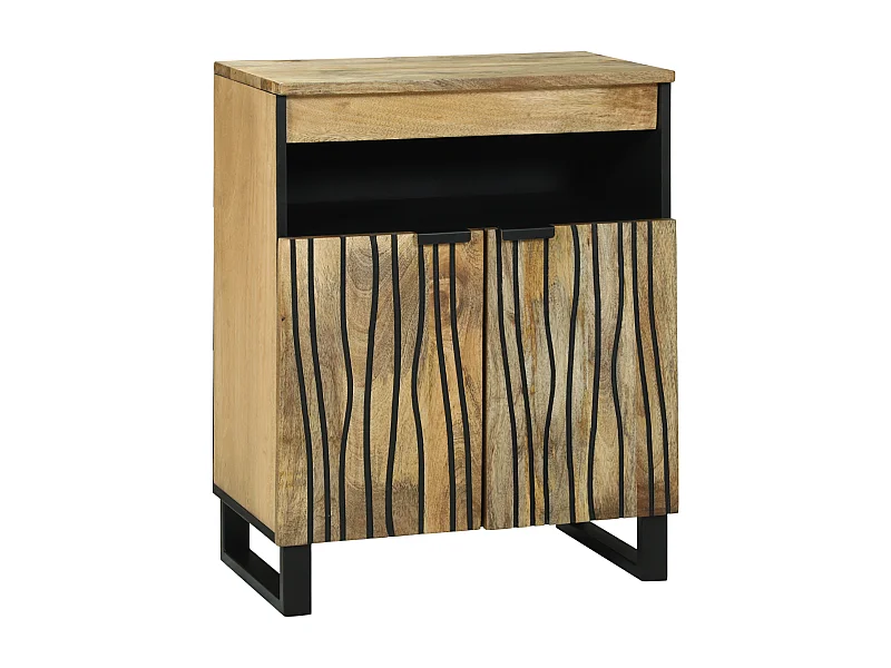 Buffet | Bahut | Meuble de rangement 60x33,5x75 cm - Bois de mangue massif