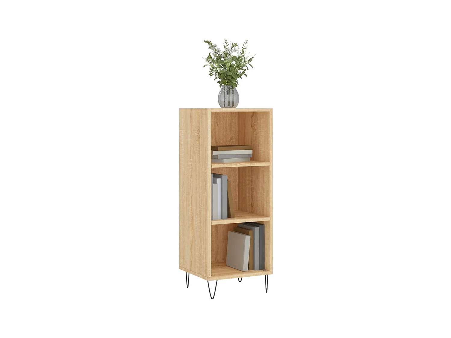 Buffet | Bahut | Meuble de rangement chêne sonoma 34,5x32,5x90 cm bois d'ingénierie