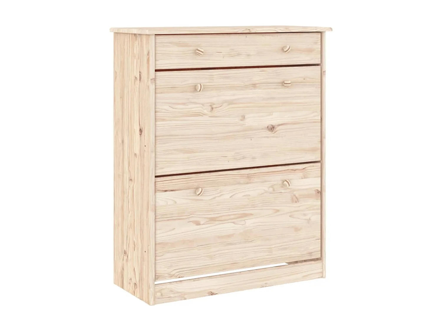 Buffet | Commode à tiroir | Meuble de rangement ALTA 77x35x188 cm bois massif de pin