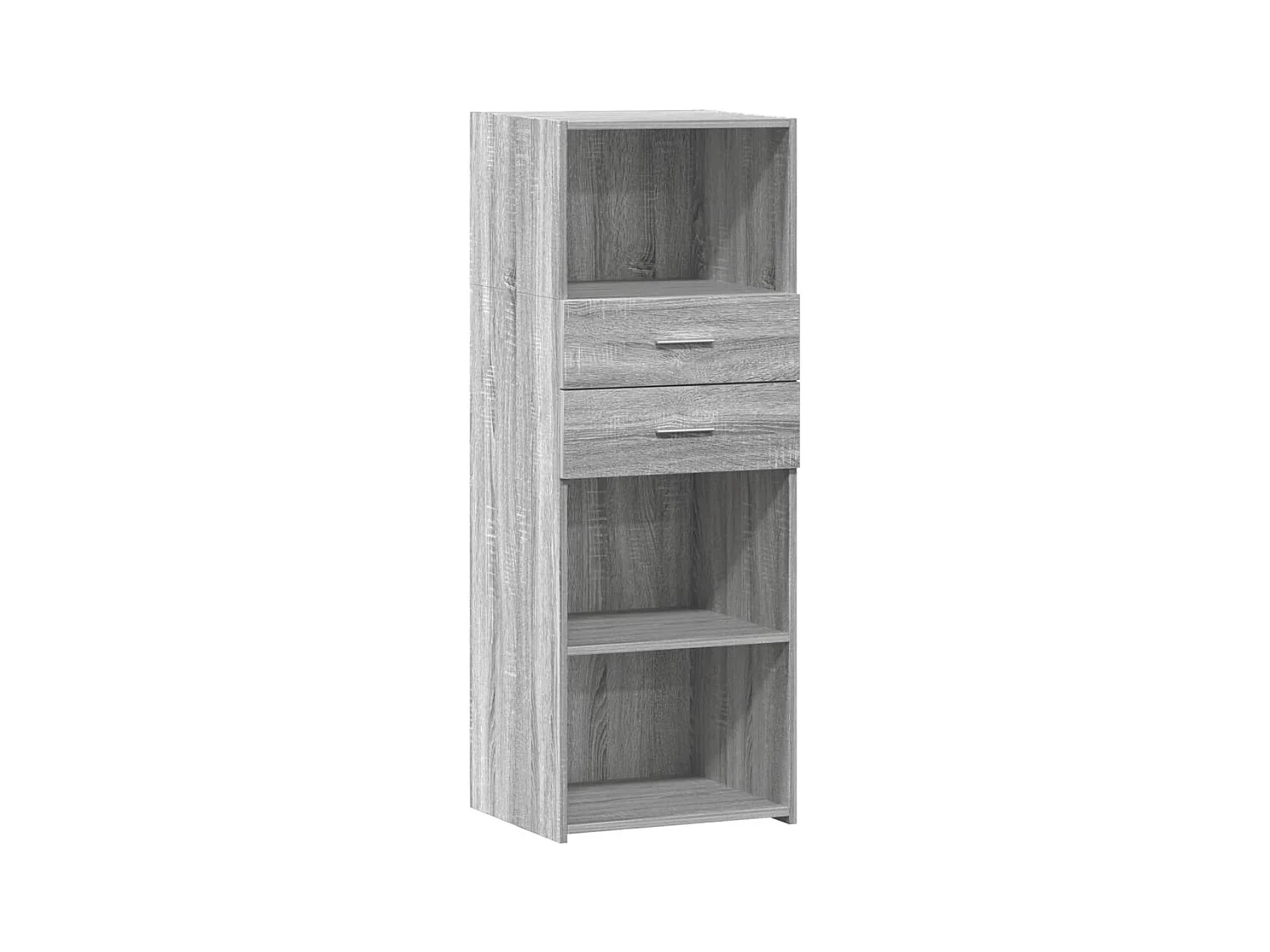 Buffet | Bahut | Meuble de rangement haut sonoma gris 45x42,5x124 cm bois d'ingénierie