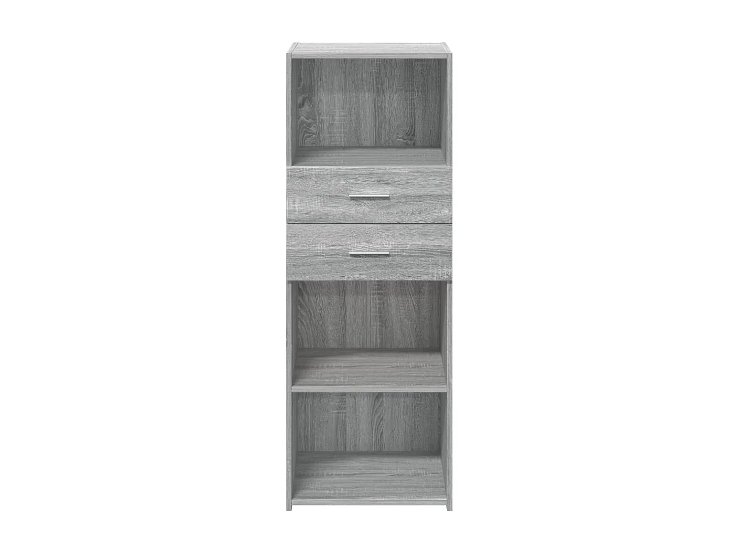 Credenza | Buffet | Armadio Grigio Sonoma 45x42,5x124 cm in Legno Multistrato