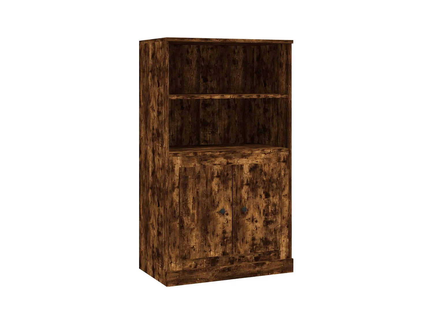 Credenza | Buffet | Armadio Rovere Fumo 60x35,5x103,5 cm in Legno Multistrato