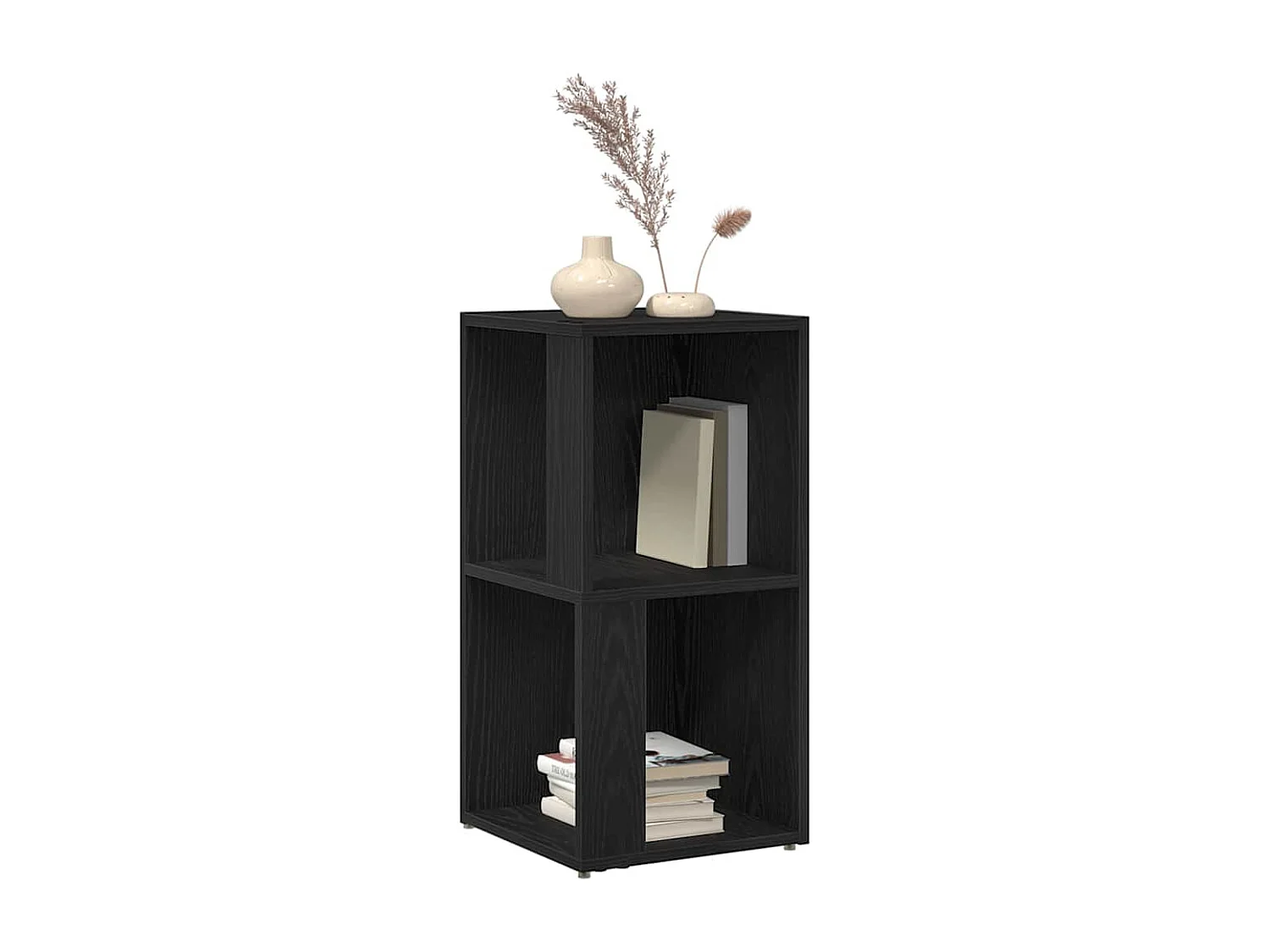 Buffet | Bahut | Meuble de rangement d'angle Noir Chêne 33x33x67 cm Bois d'ingénierie