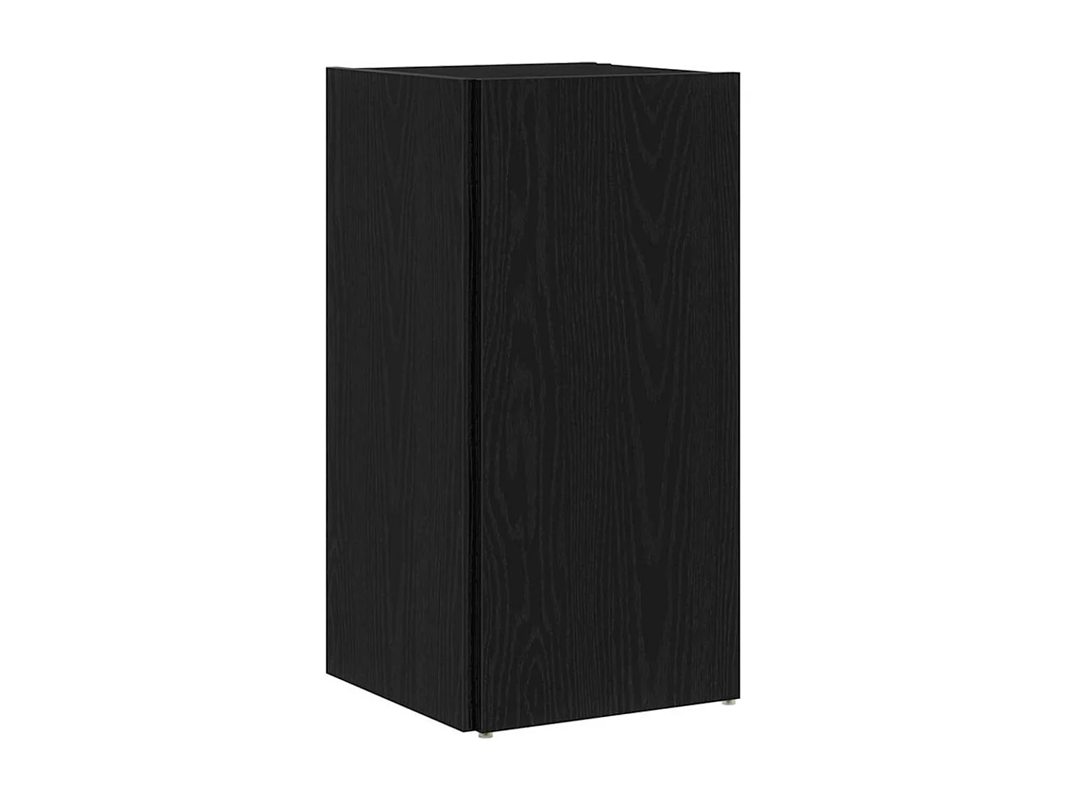 Buffet | Bahut | Meuble de rangement d'angle Noir Chêne 33x33x67 cm Bois d'ingénierie