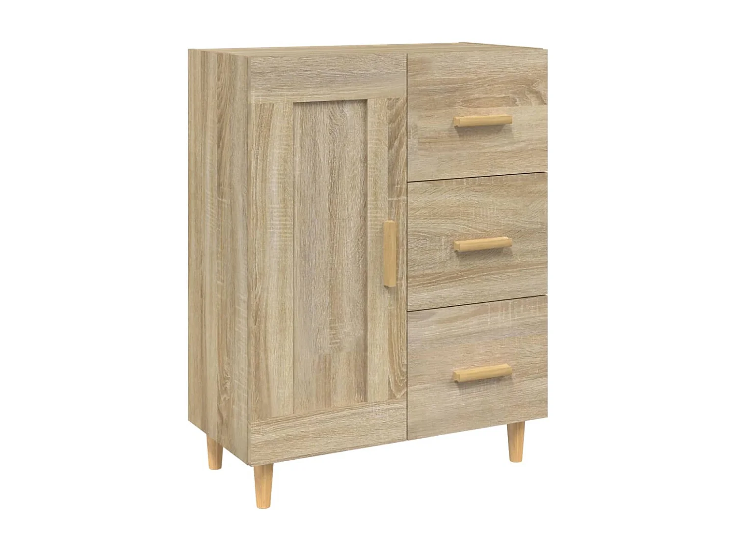 Buffet | Bahut | Meuble de rangement Chêne sonoma 69,5x34x90 cm Bois d'ingénierie