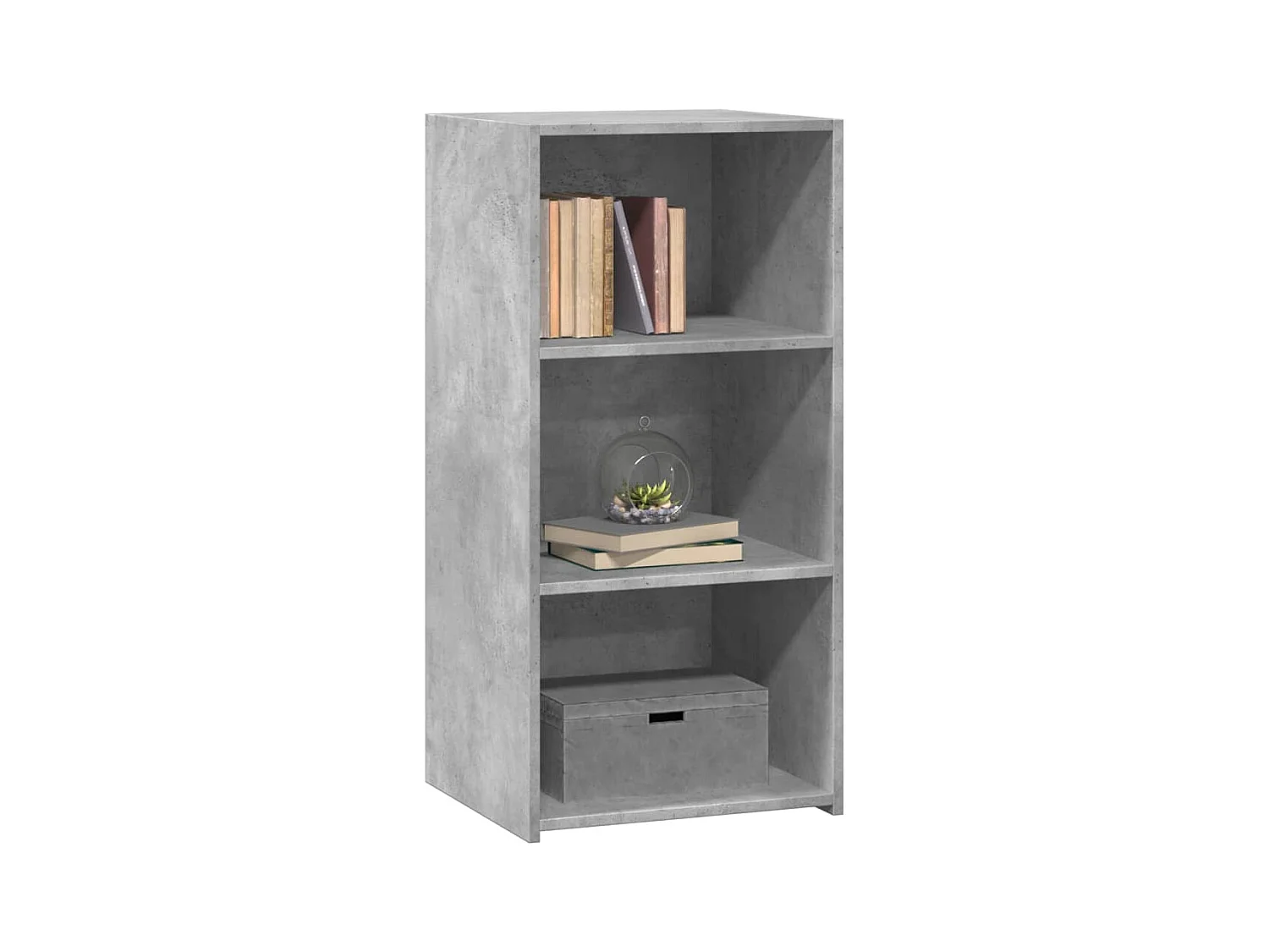 Buffet | Bahut | Meuble de rangement gris béton 45x41x93 cm bois d'ingénierie