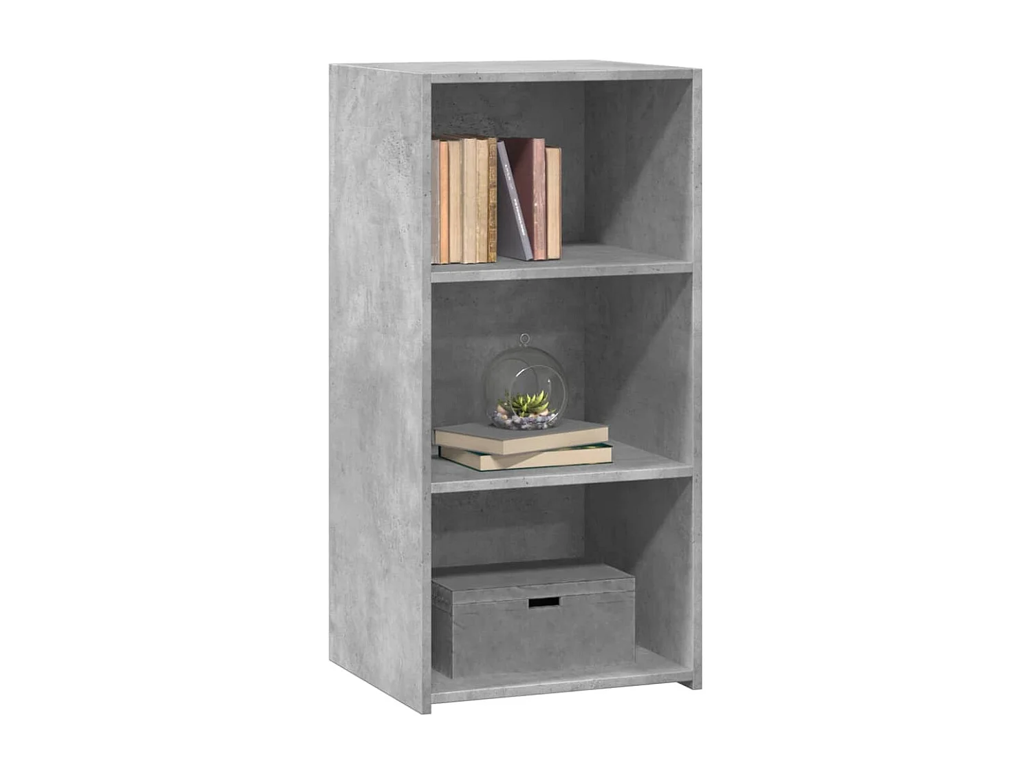 Buffet | Bahut | Meuble de rangement gris béton 45x41x93 cm bois d'ingénierie