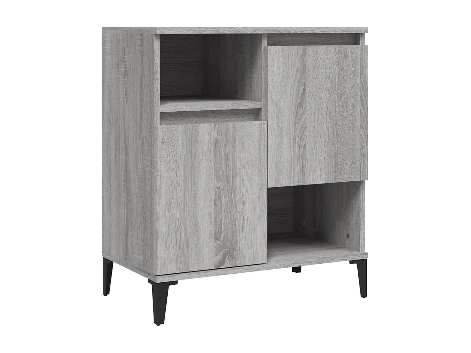 Credenze | Buffet | Armadi 2pz Grigio Sonoma 60x35x70 cm in Legno Multistrato