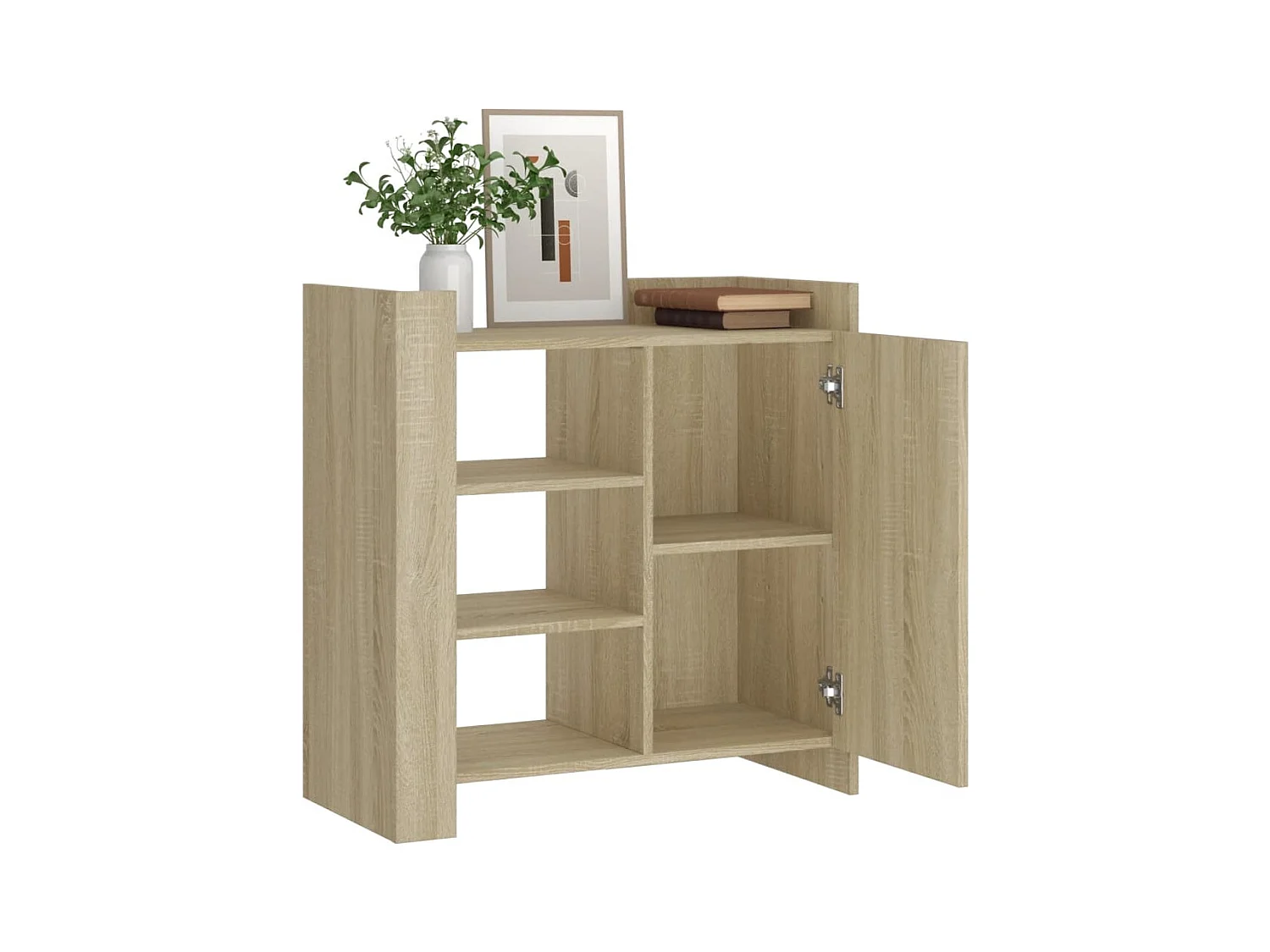Buffet | Bahut | Meuble de rangement chêne sonoma 73,5x35x75 cm bois d'ingénierie