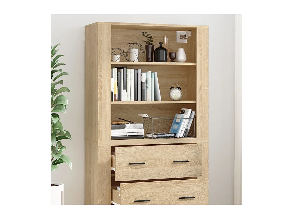 Credenza | Buffet | Armadio Rovere Sonoma in Legno Multistrato