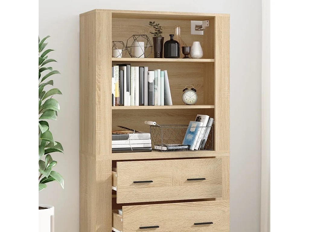 Credenza | Buffet | Armadio Rovere Sonoma in Legno Multistrato