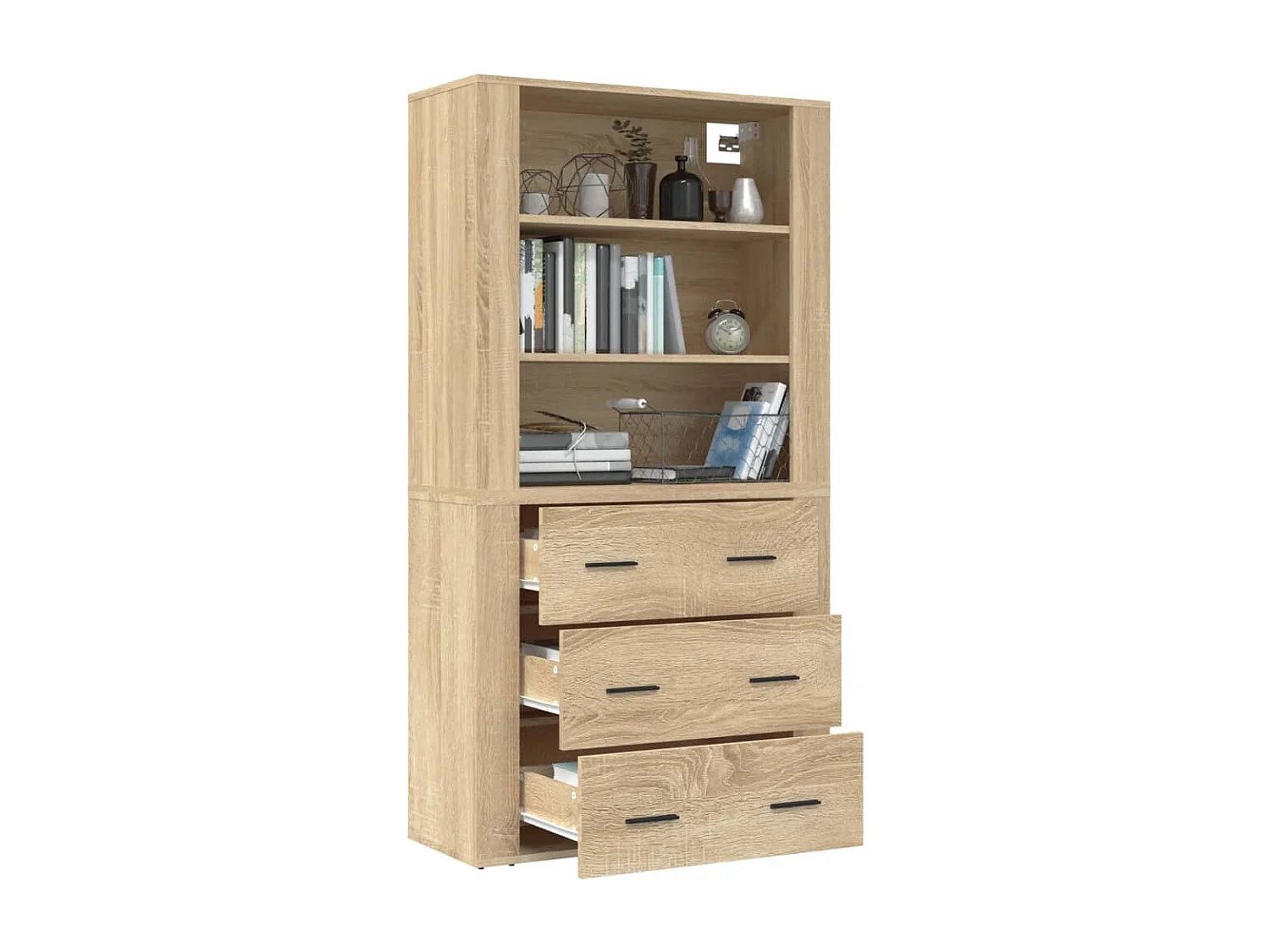 Credenza | Buffet | Armadio Rovere Sonoma in Legno Multistrato