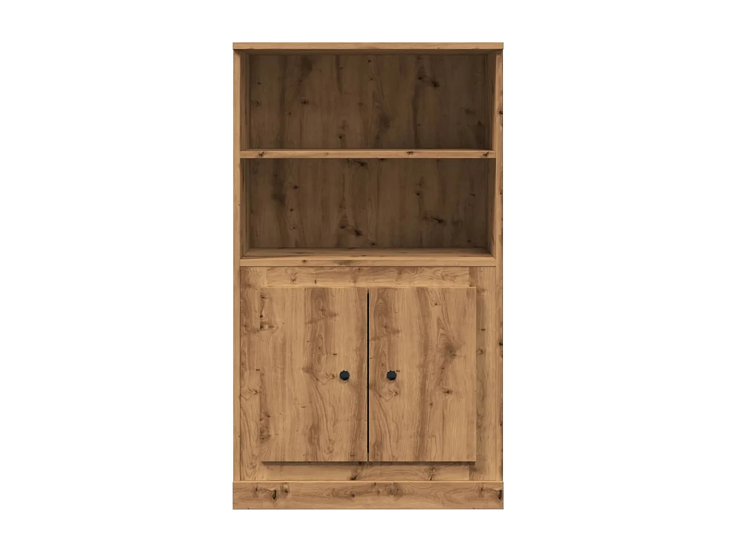 Buffet | Bahut | Meuble de rangement haut chêne artisanal 60x35,5x103,5 cm bois d'ingénierie