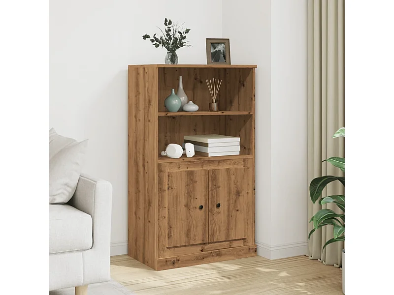 Credenza | Buffet | Armadio Rovere Artigianale 60x35,5x103,5 cm Legno Multistrato