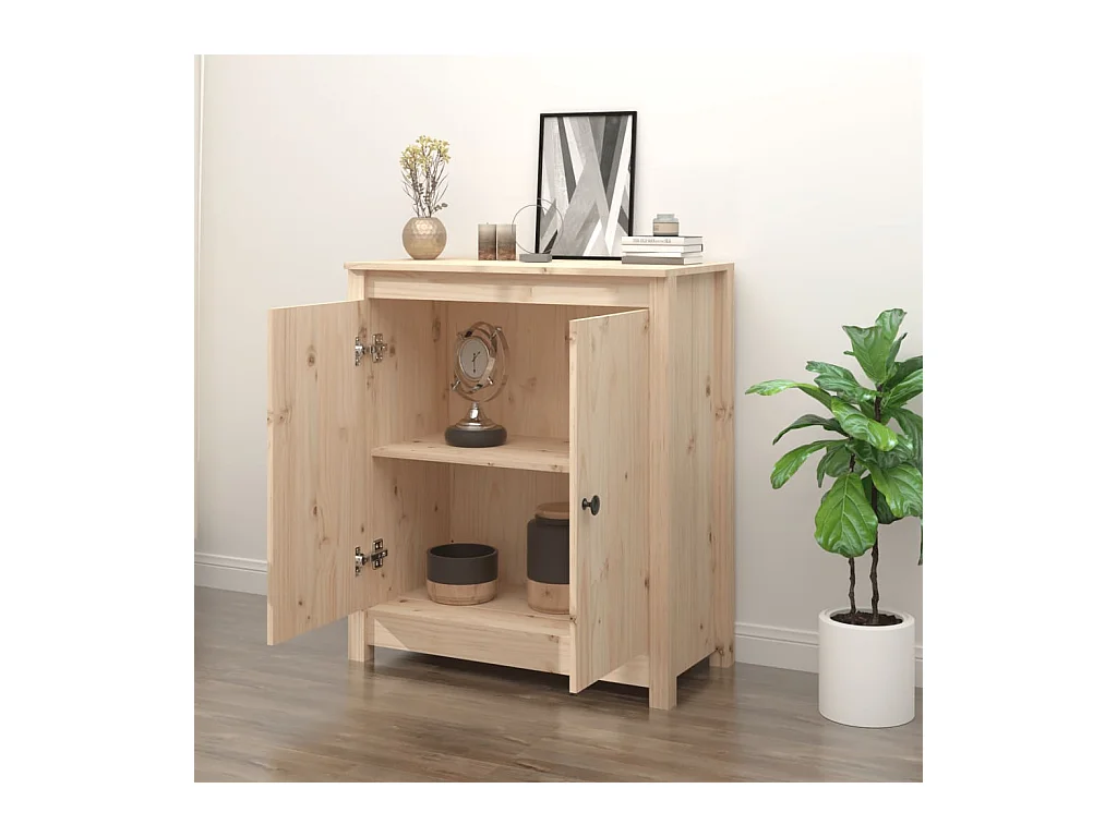 Buffet | Bahut | Meuble de rangement 70x35x80 cm Bois massif de pin